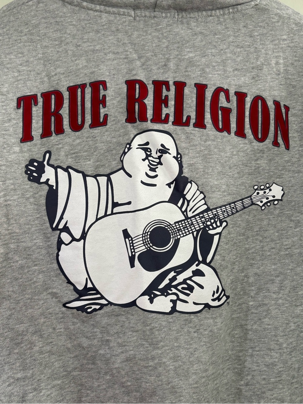 True Religion Heritage Buddha Pullover Hoodie Mens 2XL EUC Authentic - Picture 9 of 15